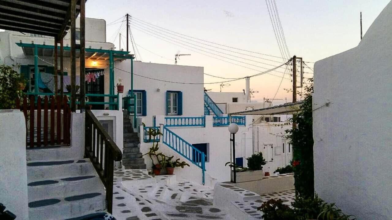 Traditional Split Level House In Mykonos Town Villa Ngoại thất bức ảnh