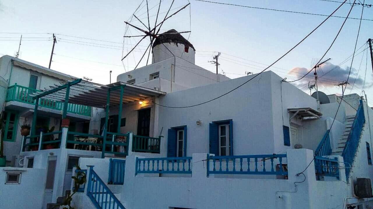 Traditional Split Level House In Mykonos Town Villa Ngoại thất bức ảnh